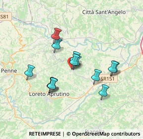 Mappa Via Giuseppe Garibaldi, 65010 Collecorvino PE, Italia (3.10077)
