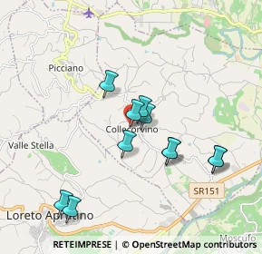 Mappa Via Giuseppe Garibaldi, 65010 Collecorvino PE, Italia (1.75182)