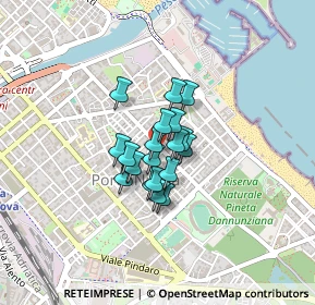 Mappa Piazza Salvo D'Acquisto, 65126 Pescara PE, Italia (0.248)