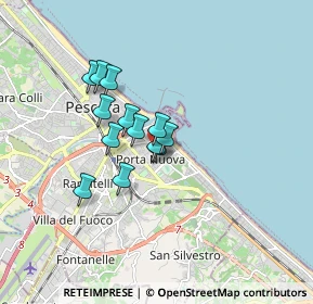 Mappa Piazza Salvo D'Acquisto, 65126 Pescara PE, Italia (1.22769)