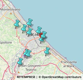 Mappa Piazza Salvo D'Acquisto, 65126 Pescara PE, Italia (3.43818)