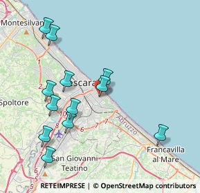 Mappa Piazza Salvo D'Acquisto, 65126 Pescara PE, Italia (4.35083)