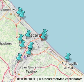 Mappa Viale D'Avalos, 65126 Pescara PE, Italia (4.07364)