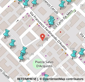 Mappa Piazza Salvo D'Acquisto, 65126 Pescara PE, Italia (0.1225)
