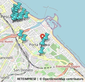 Mappa Piazza Salvo D'Acquisto, 65126 Pescara PE, Italia (1.4285)