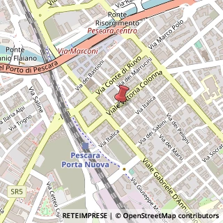 Mappa Via dei Sanniti, 3, 65127 Pescara, Pescara (Abruzzo)