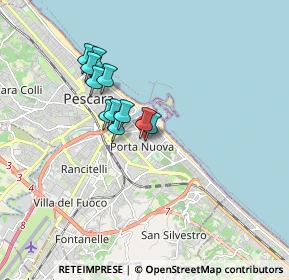 Mappa Via Giuseppangelo Fonzi, 65126 Pescara PE, Italia (1.35091)