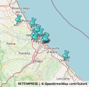 Mappa Via Giuseppangelo Fonzi, 65126 Pescara PE, Italia (9.30364)