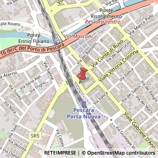 Mappa Via Orazio,  123, 65128 Pescara, Pescara (Abruzzo)