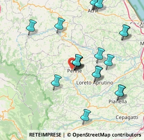 Mappa Via Battaglione Alpini l'Aquila, 65017 Penne PE, Italia (8.795)