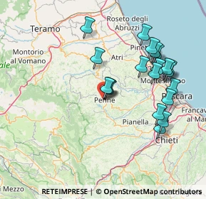 Mappa Via Battaglione Alpini l'Aquila, 65017 Penne PE, Italia (15.9385)