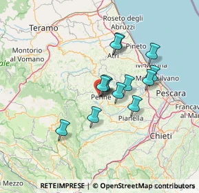 Mappa Via Battaglione Alpini l'Aquila, 65017 Penne PE, Italia (10.61154)