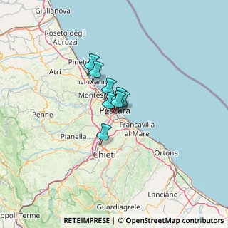 Mappa Via Aterno, 65100 Pescara PE, Italia (22.66545)