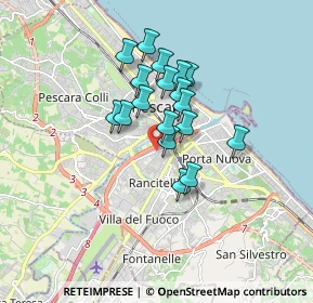 Mappa Via Aterno, 65100 Pescara PE, Italia (1.31)