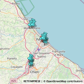 Mappa Via Aterno, 65100 Pescara PE, Italia (6.01667)