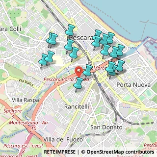 Mappa Via Aterno, 65100 Pescara PE, Italia (0.942)