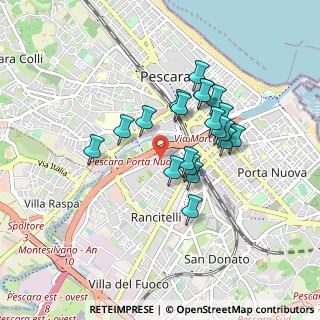 Mappa Via Aterno, 65100 Pescara PE, Italia (0.7475)