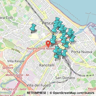 Mappa Via Aterno, 65100 Pescara PE, Italia (0.792)