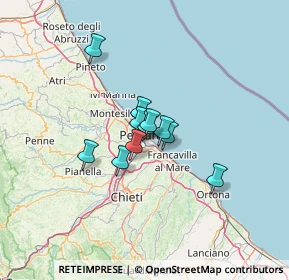 Mappa Via Italica, 65127 Pescara PE, Italia (7.93818)