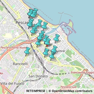 Mappa Viale Guglielmo Marconi, 65127 Pescara PE, Italia (0.86)