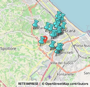 Mappa Di Spoltore, 65010 Villa Raspa PE, Italia (1.3645)
