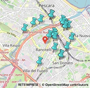 Mappa Via Vella, 65128 Pescara PE, Italia (0.888)