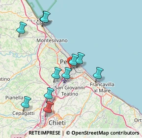 Mappa Via Vella, 65128 Pescara PE, Italia (8.24909)