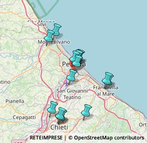 Mappa Via Vella, 65128 Pescara PE, Italia (6.67133)