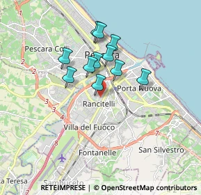 Mappa Via Vella, 65128 Pescara PE, Italia (1.39545)