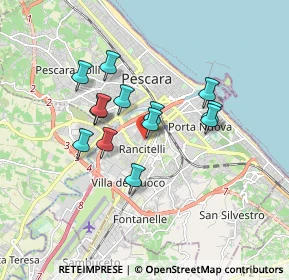 Mappa Via Vella, 65128 Pescara PE, Italia (1.44154)