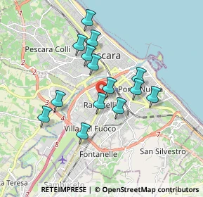 Mappa Via Vella, 65128 Pescara PE, Italia (1.59429)