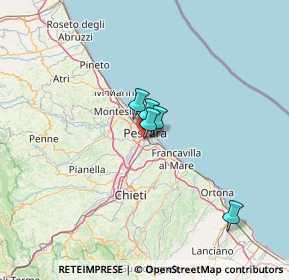 Mappa Via Vella, 65128 Pescara PE, Italia (33.55636)