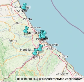 Mappa Via Vella, 65128 Pescara PE, Italia (40.98846)