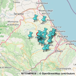 Mappa Via Aldo Moro, 65017 Penne PE, Italia (8.9225)
