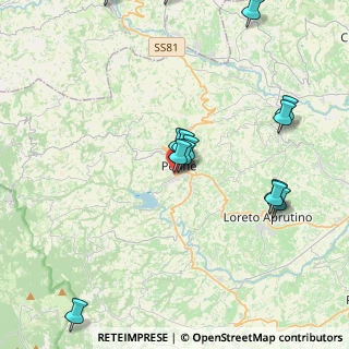 Mappa Via Aldo Moro, 65017 Penne PE, Italia (4.72214)