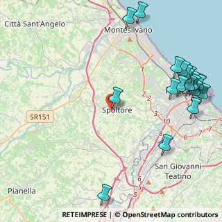 Mappa Via Dietro le Mura, 65010 Spoltore PE, Italia (6.084)