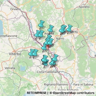 Mappa Via Lazio, 01028 Orte VT, Italia (10.8955)