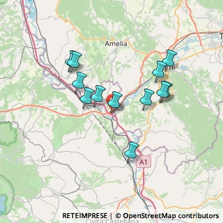 Mappa Via Lazio, 01028 Orte VT, Italia (6.83083)