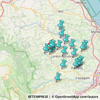 Mappa Via Francesco Verrotti, 65017 Penne PE, Italia (6.92)