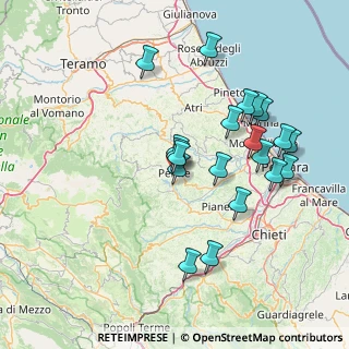 Mappa Via Francesco Verrotti, 65017 Penne PE, Italia (15.2155)