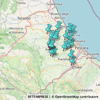 Mappa Via Francesco Verrotti, 65017 Penne PE, Italia (9.7825)
