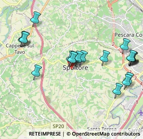 Mappa Via Ovidio, 65010 Spoltore PE, Italia (2.35)