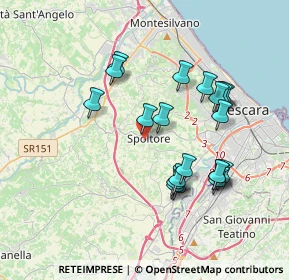 Mappa Via Ovidio, 65010 Spoltore PE, Italia (3.6645)