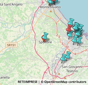 Mappa Via Ovidio, 65010 Spoltore PE, Italia (5.753)