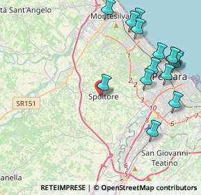 Mappa Via Ovidio, 65010 Spoltore PE, Italia (5.162)