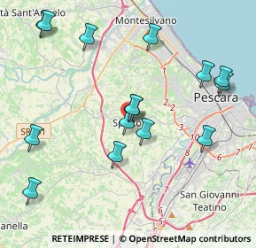 Mappa Via Ovidio, 65010 Spoltore PE, Italia (4.56733)
