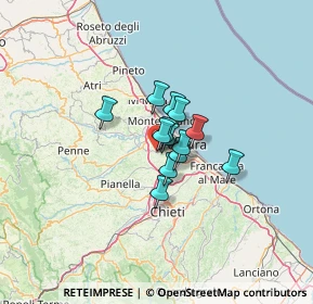 Mappa Via Ovidio, 65010 Spoltore PE, Italia (6.67308)