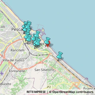 Mappa Viale Paolo de Cecco, 65129 Pescara PE, Italia (1.82667)
