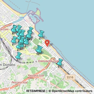 Mappa Via, 65129 Pescara PE, Italia (1.2215)