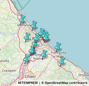 Mappa Via Elettra, 65126 Pescara PE, Italia (5.89357)